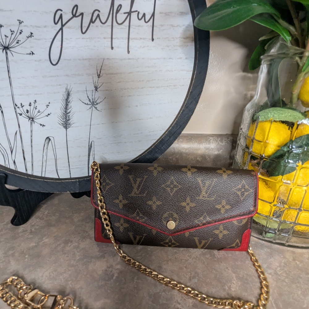 Louis Vuitton Brown and Red Women's Bag